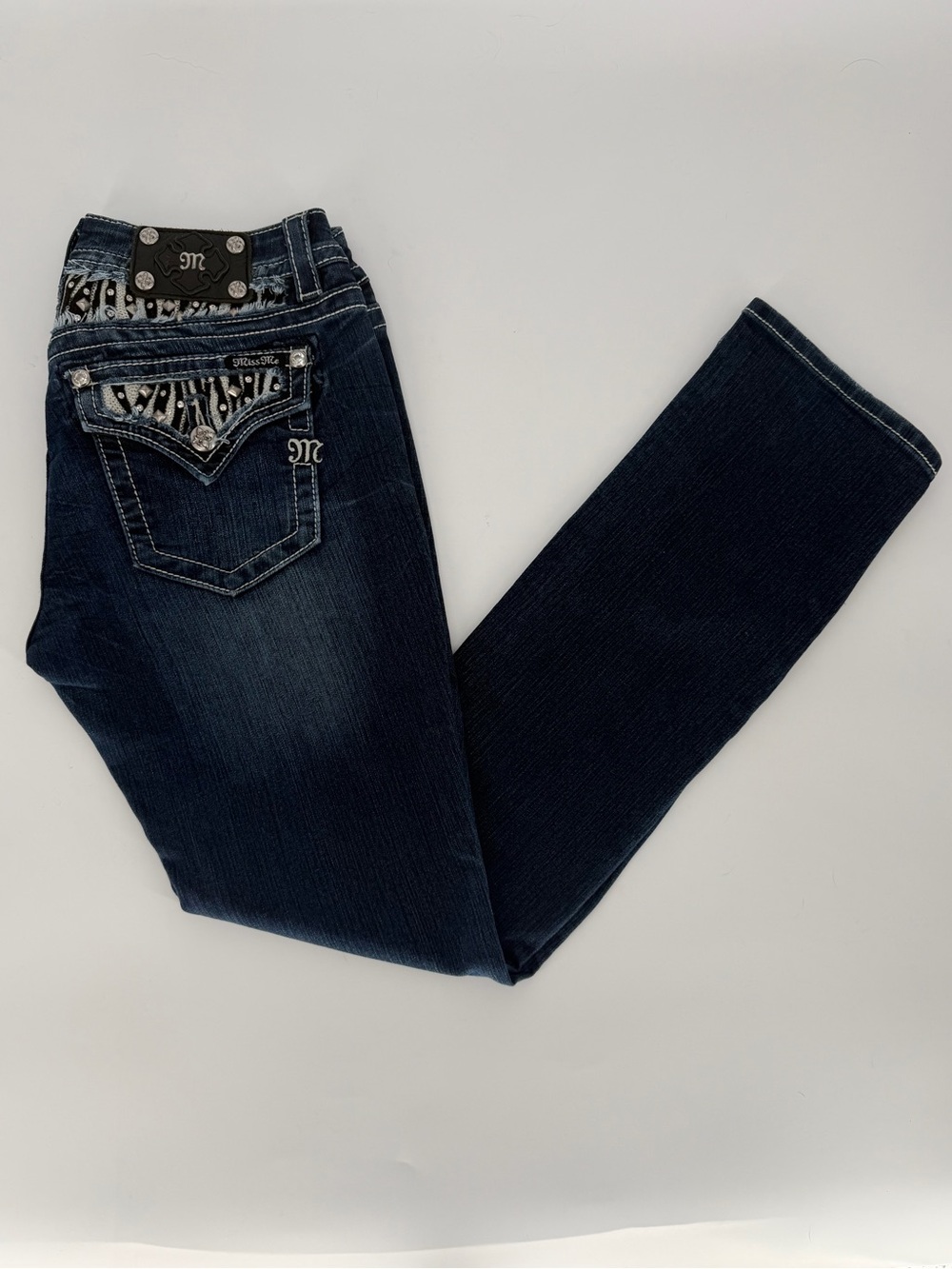 Miss Me Zebra Bootcut Jeans